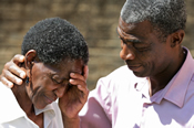 Grieving parents in New Orleans LA